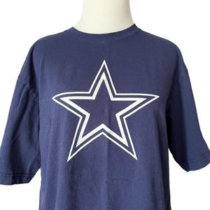 Dallas Cowboys Navy Primary Logo Star Graphic Tee NFL